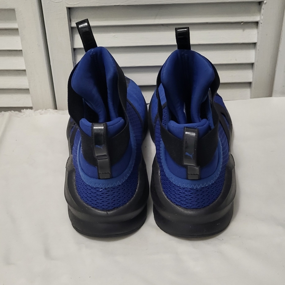 Puma women's sneakers size 7.5 navy blue/black - Picture 6 of 8